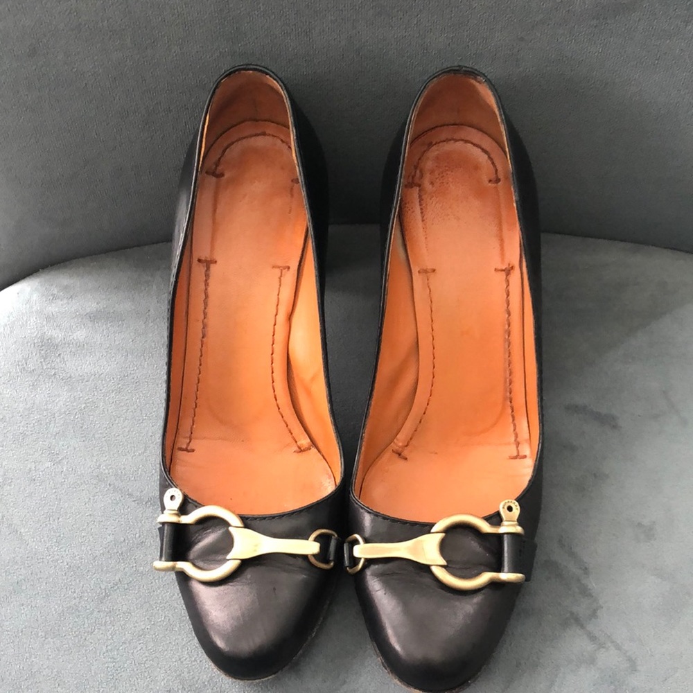 PRICE DROP!  Burberry Black Pumps